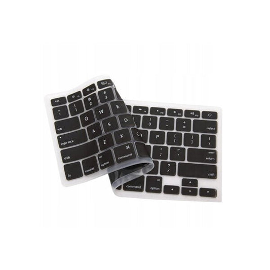 Czarny silikonowy pokrowiec na klawiaturę MacBook / iMac - Exact Solution Electronics